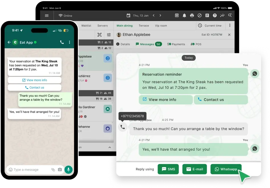 Spreadical WhatsApp Interface